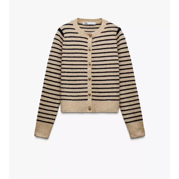 ZARA Striped Cardigan - Picture 4 of 4